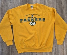 Vintage 90s NFL Green Bay Packers Lee Sports Crewneck Sweatshirt Size L