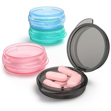 Small Pill Box, 4 Pack Travel Pill Case Portable Daily Pill Organizer Mini Me...