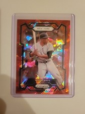 2024 Panini Prizm Baseball Willie Mays Red Cracked Ice