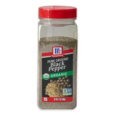Mccormick Black Pepper, Pure Ground, Organic, Non GMO, Enjoy Distinctive Pepper 
