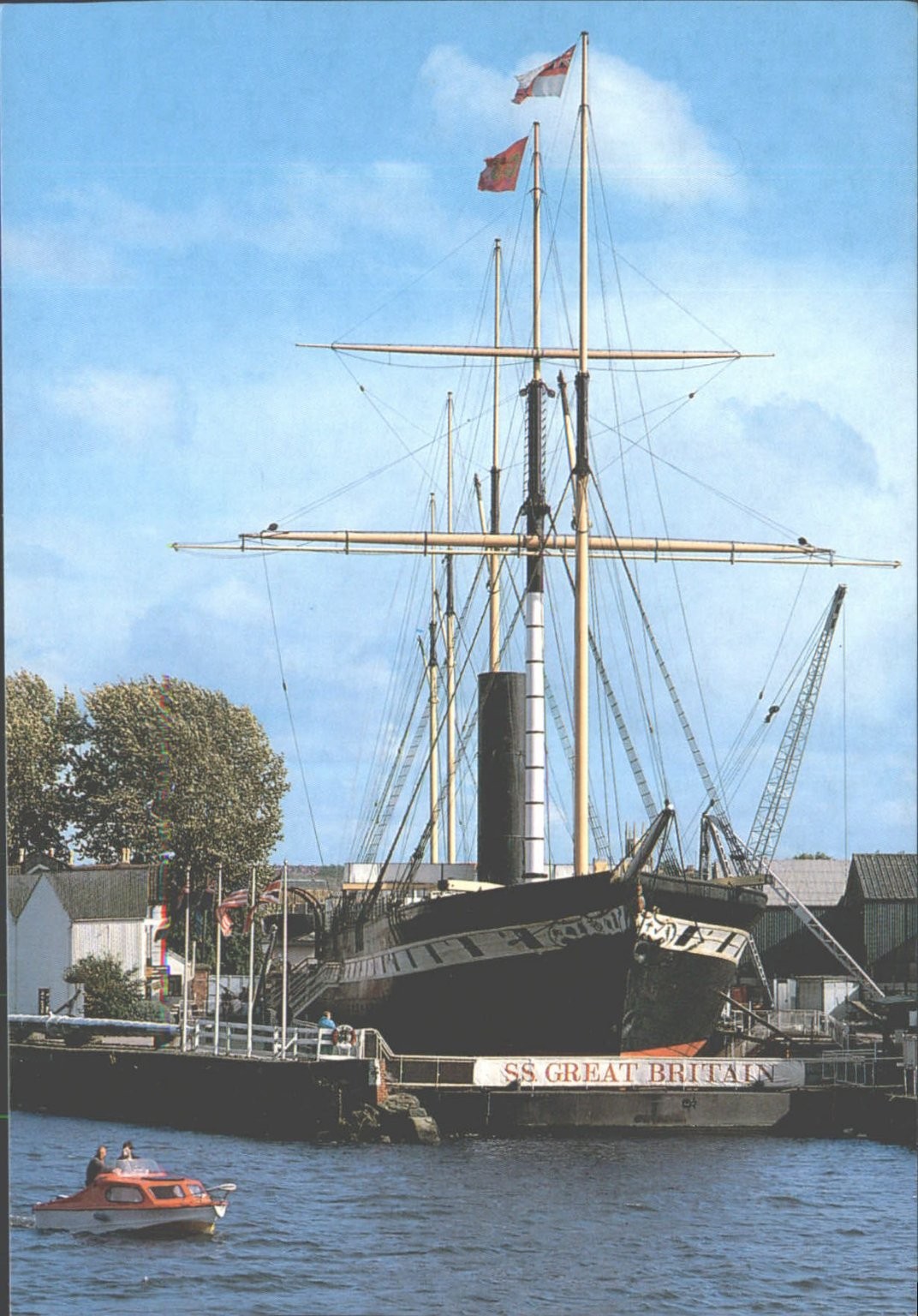 SS Great Britain Bristol Historic Ship UK Postcard Pitkin Unichrome