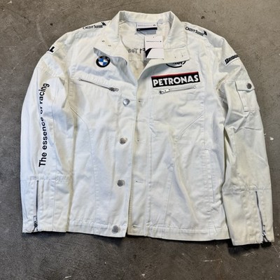 NEW BMW Sauber F1 Team Jacket White   Men Size XL  Petronas Intel Racing Jacket
