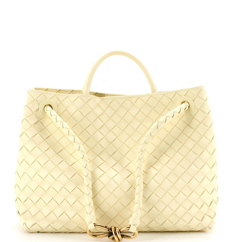 Bottega Veneta Andiamo Top Handle Bag Intrecciato Nappa Medium