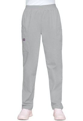 Cherokee Workwear Scrubs Pull On Cargo Pant GREY 4200 elastic waist pants