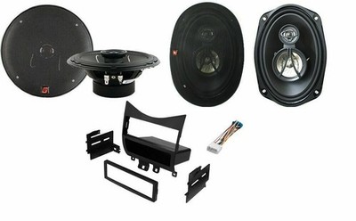 Fits Honda Accord 2003-2007 1-Din Installation Kit + Cerwin-Vega Front & Rear