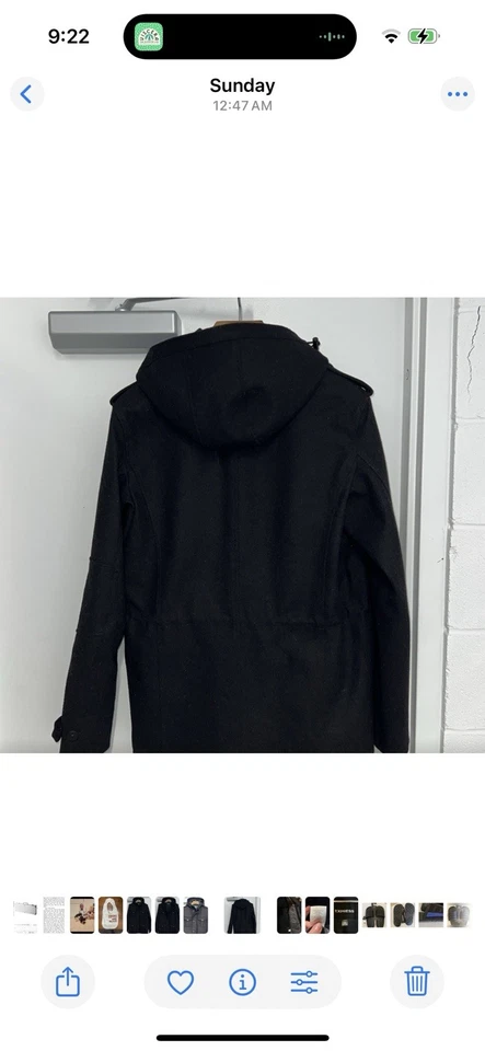 Chaquetón de invierno pesado Express mediano de inspiración militar para hombre Foto 4 de 4