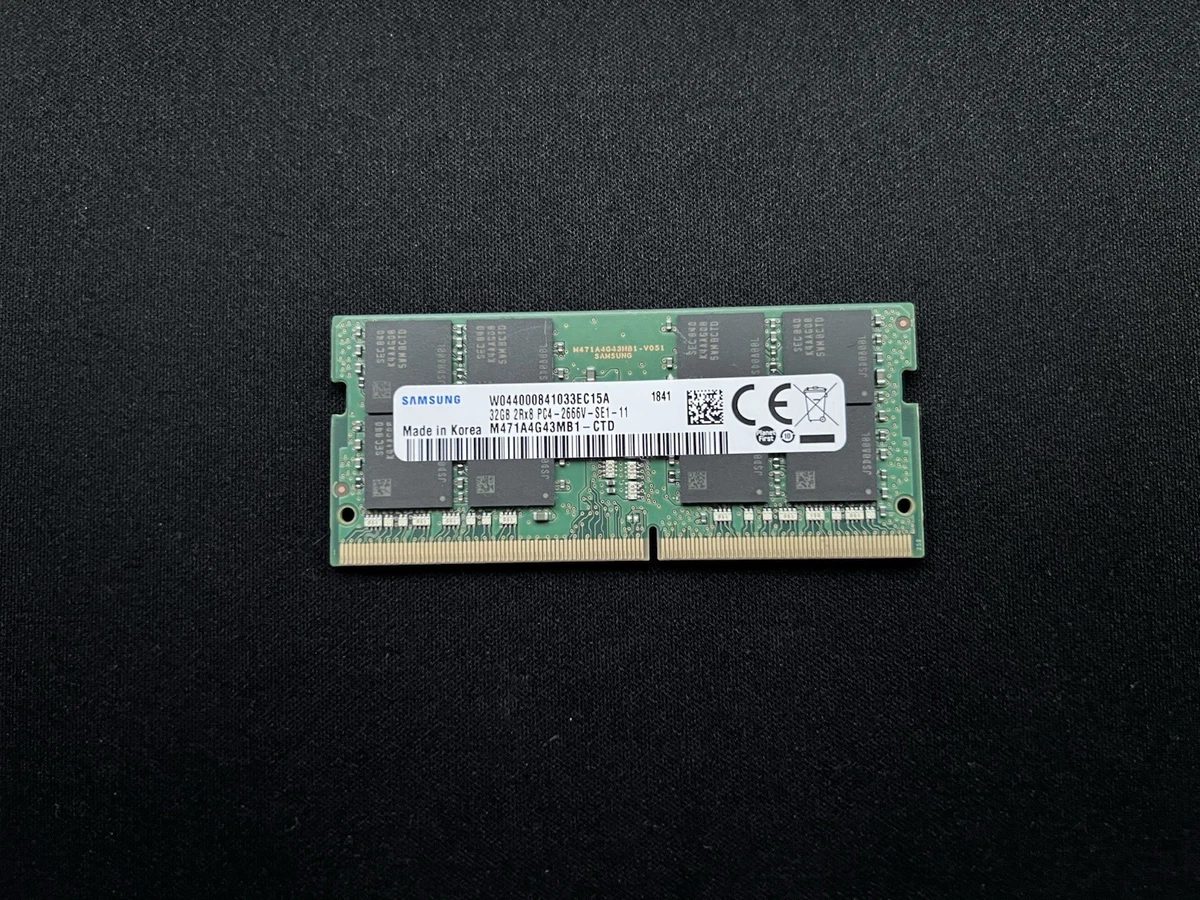 Samsung SO-DIMM Computer PC4-21300 (DDR4-2666) Bus Speed Memory