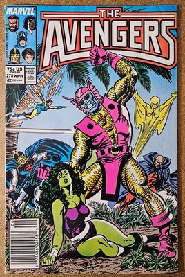 Avengers #278, Marvel Comics, 1987. VF. Newsstand.