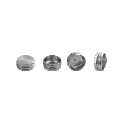 implants Replacement Male Caps Metal Housing Processing Caps (4 Pcs Metal