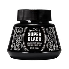 Speedball Super Black India Ink - 2 Ounce (59.1ml)
