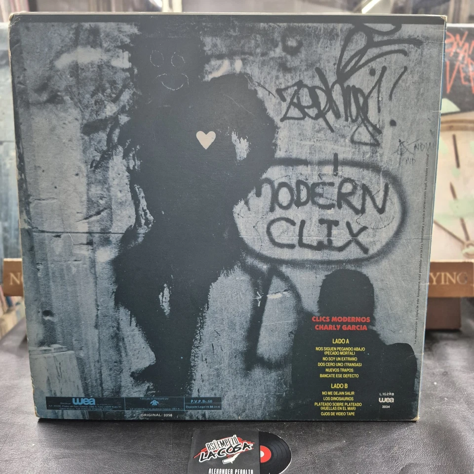 🔥Charly Garcia ‎– Clics Modernos - Edición Venezuela, 1984 (EX) Soda Stereo🔥 - Image 2 of 4