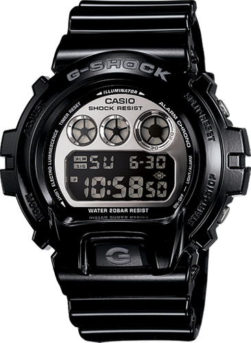 g shock shiny black