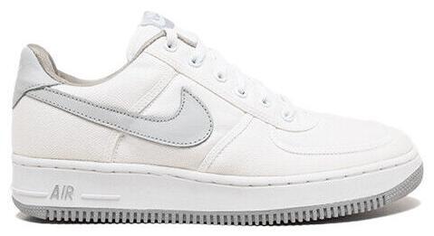 Nike Air Force 1 Canvas White Metallic Silver for Sale