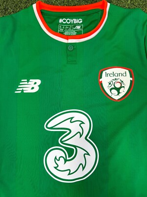 New Balance Ireland Home Men's L/S Jersey - Green | eBay