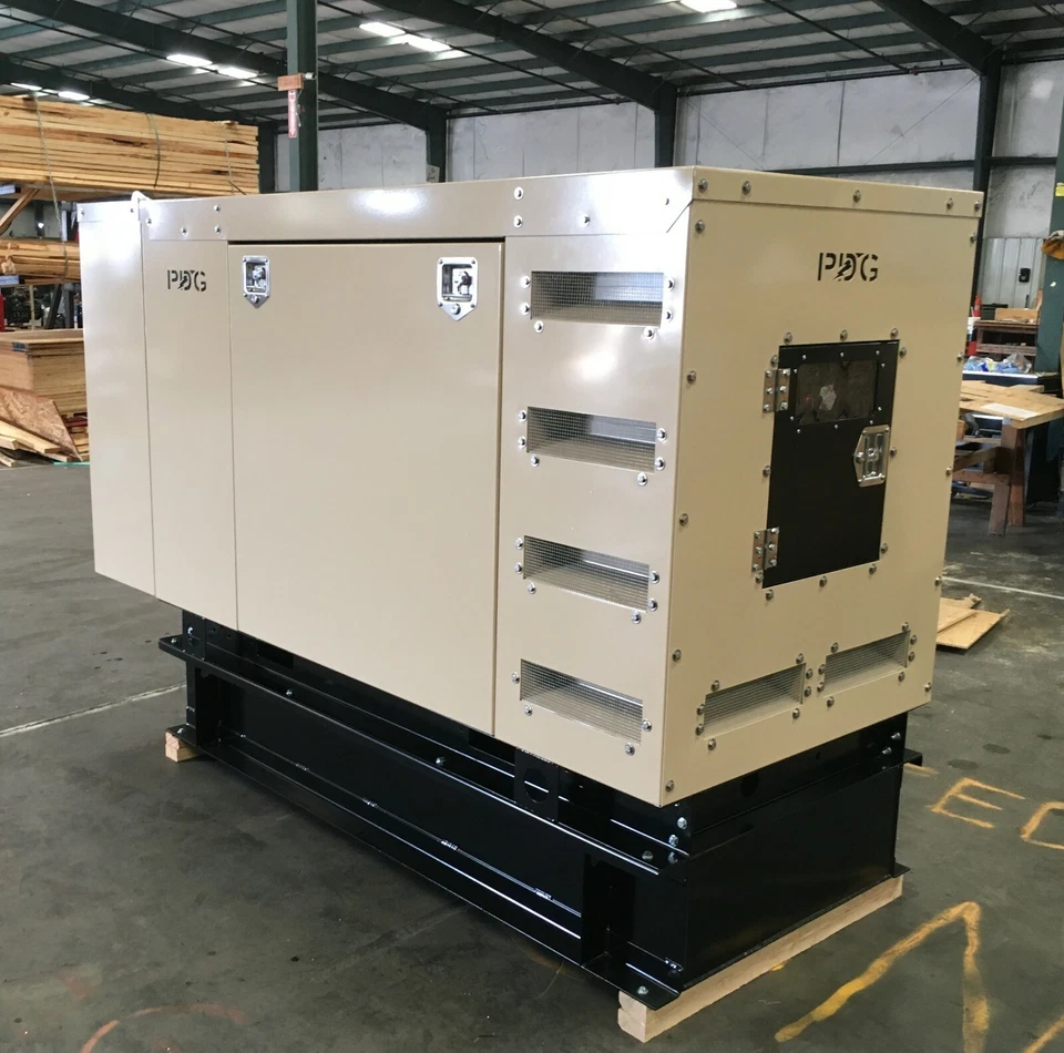 Дизельный генератор 40 кВт Perkins закрытый с топливным баком 50 галлонов и автоматическим запуском!   - Изображение 4 из 4