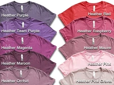 BELLA+CANVAS BC3001CVC Unisex Short Sleeve Heather CVC Crew Neck Modern T-Shirt