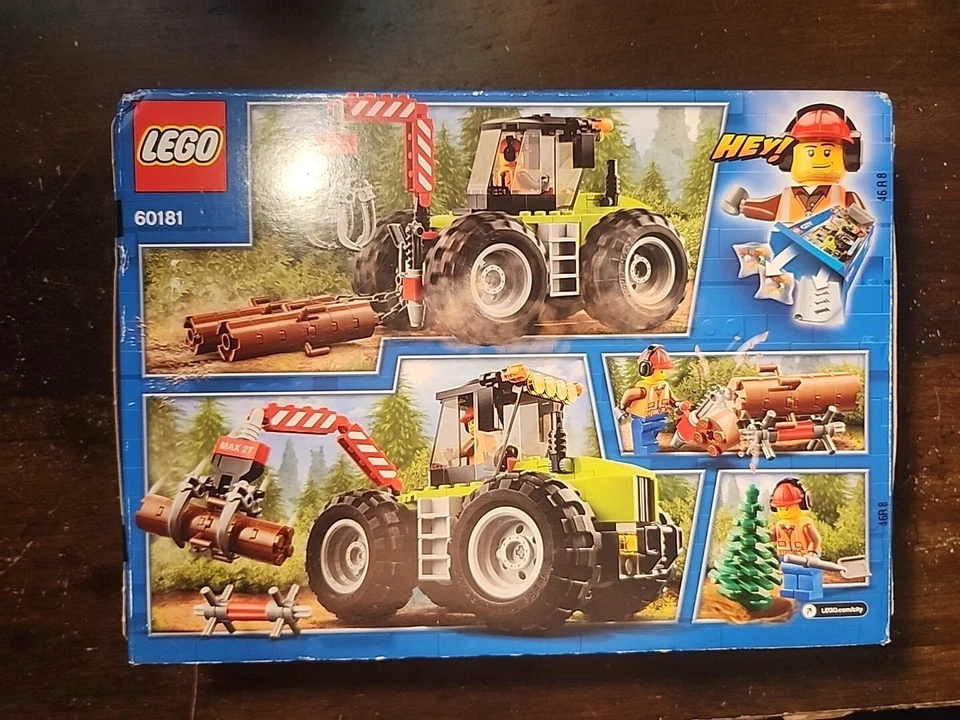 60181 TRACTOR FORESTAL lego NUEVO ciudad CIUDAD legos conjunto gran vehículo LOGGING guardabosques Foto 3 de 3