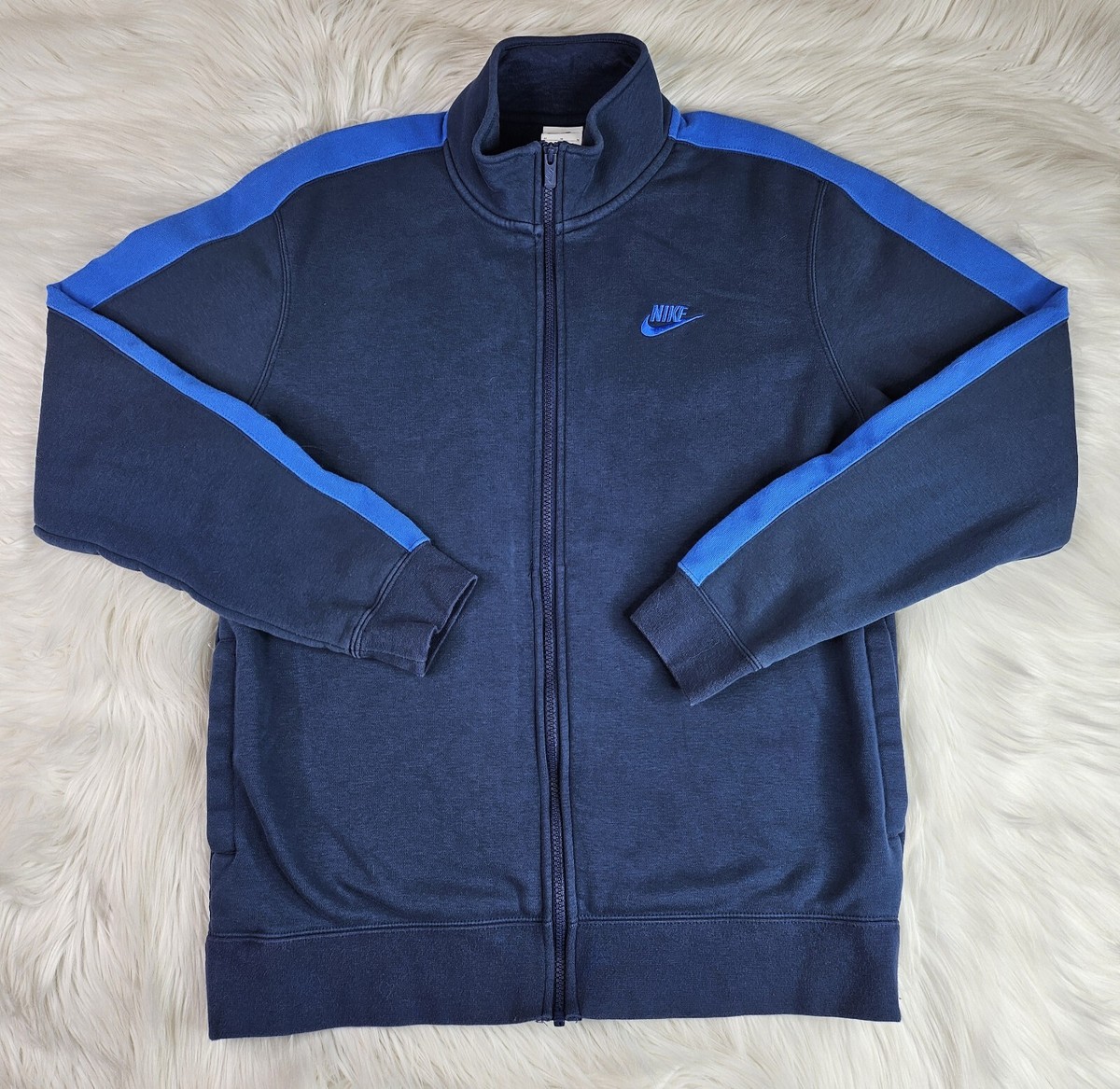 nike club fleece bomber jacket