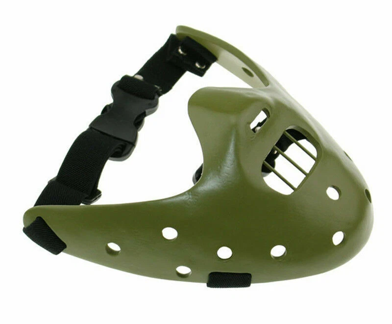 Film Schweigen der Lämmer Hannibal Lecter Harz Maske Cosplay Halloween Kostüm - Bild 3 von 4
