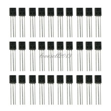100PCS BC547 TO-92 NPN 45V 0.1A Transistor New