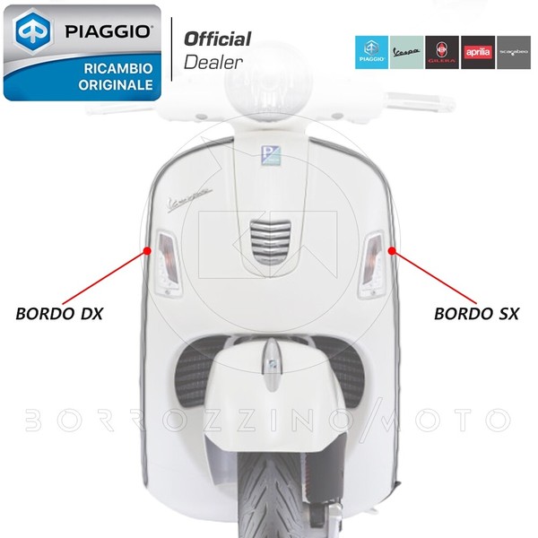 Profil Beinschild Trim Originale Piaggio Vespa GTS 4T Ie Super 125 2011-image