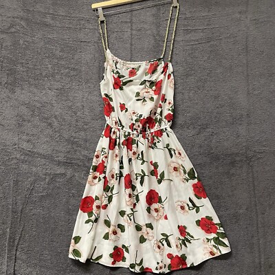 Trägerkleid Spaghetti Träger Romwe Gr S Floral Sommerkleid Kordel