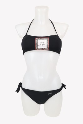 Karl Lagerfeld Damen Bademode Gr. 36 (S) Schwarz NEU Bikini Bikini-Set Sommer