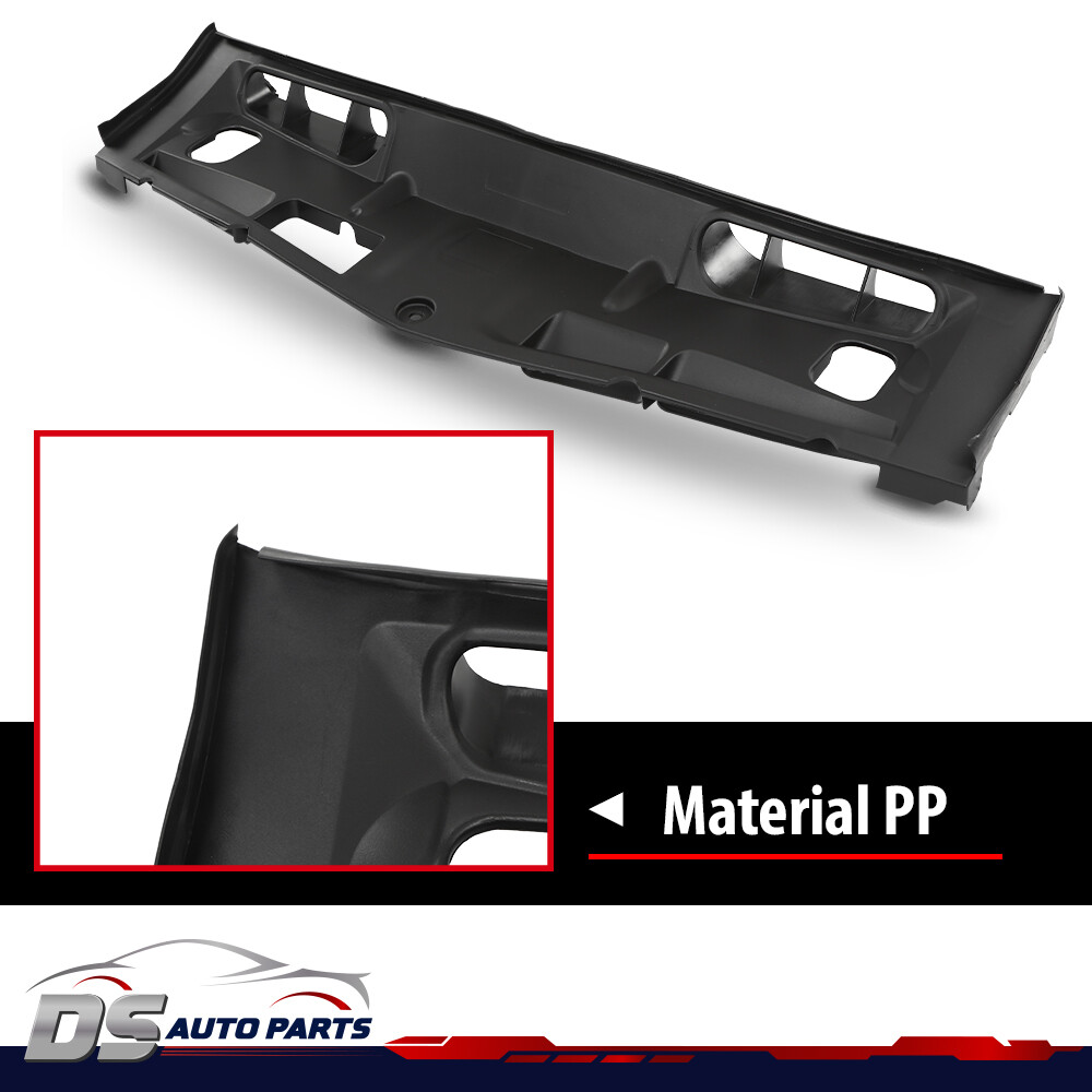 Fit For 09-15 Mercedes Benz C Upper Radiator Fan Shroud Cover Black 2045000155