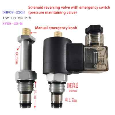 One-way Solenoid Valve SV08-20 Solenoid Retention Valve DHF08-220