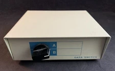 Vintage Data Transfer Switch Input Output A/B