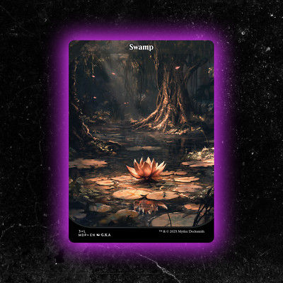 Swamp - Custom Magic: The Gathering Card - High-Quality