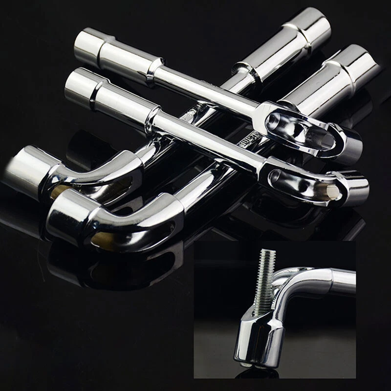 6/8/10/12/13/14mm Metric L Shaped Angled Open Hex 6 Point Socket Wrench Set - Image 4 of 4