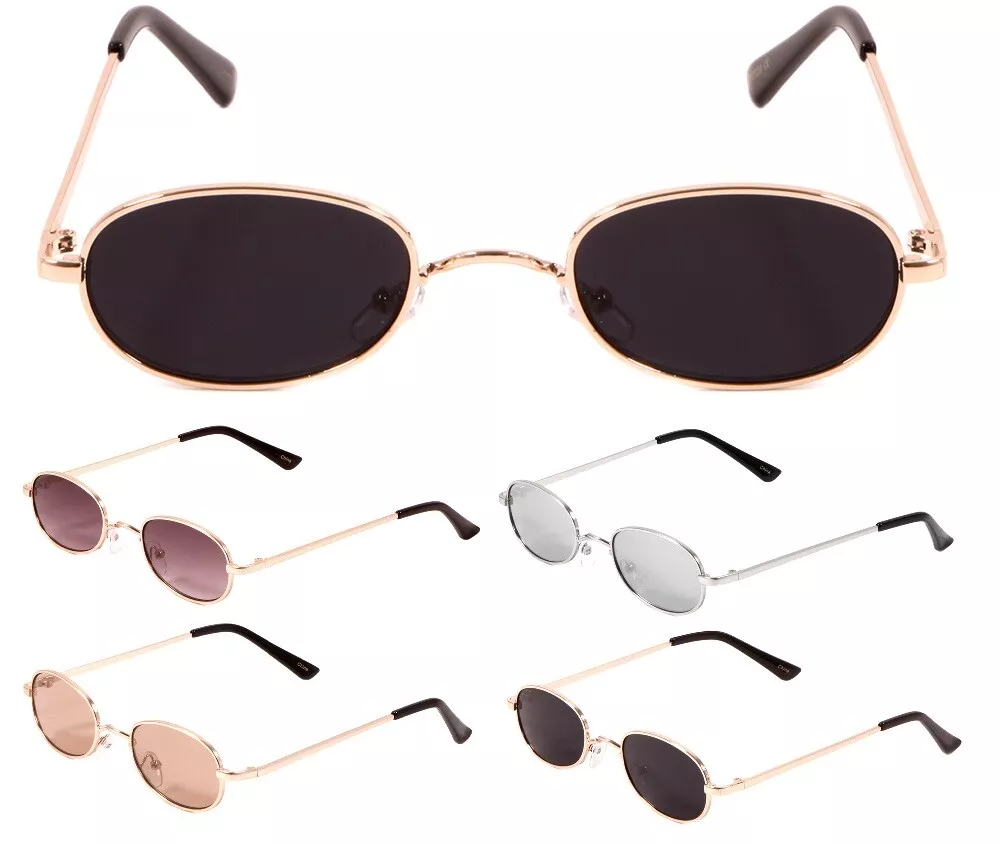 Chocolate Frame Rounded Slim Sunglasses – Archives Of Us