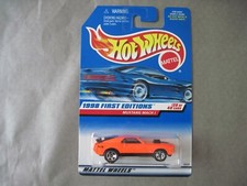 Hot Wheels 1998 First Editions Mustang Mach 1 Neon Orange sp5 HTF Variation