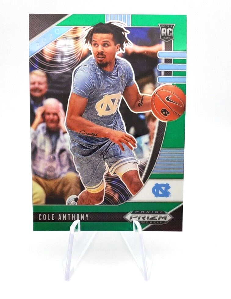 2020 Panini Prizm Draft Picks Green Prizm #9 Cole Anthony