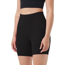New Women's High Waist Biker Shorts, Tummy Control, No Front Seam for Yoga
