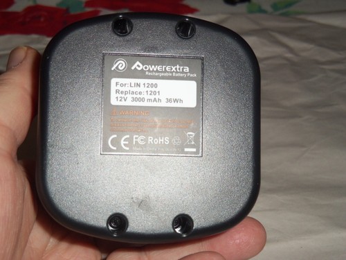 NEW QTY 1 box of Powerextra 12V 3000mAh 36Wh Rechargeable Battery - Picture 2 of 5