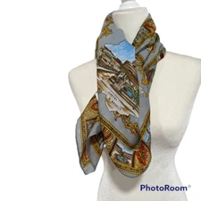 Scarf multicolor made in Italy 100 % polyester