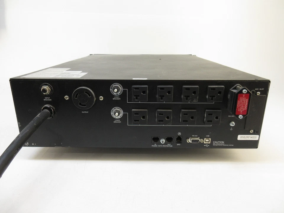 Tripp Lite SU3000RTXL3U 3000VA 2400W UPS Smart Online Rackmount 110V / 120V - Image 4 of 4