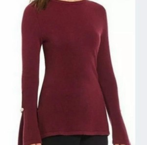 burgundy peplum top