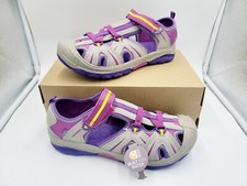 Merrell Hydro JR Tan/Purple Shoes , 3 M Girls New Sandals