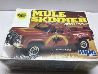 1979 MPC Mule Skinner Chevy Pickup Truck 1/25 Scale Model Kit 1-0433, New Sealed