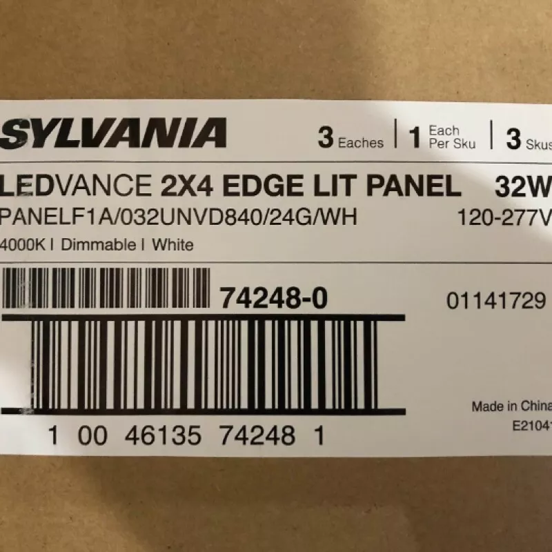 Sylvania 2x4 online led panel