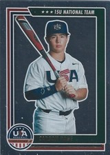 2022 Panini USA Baseball Stars & Stripes Carson Page #81 Rookie Card RC 15U Foil