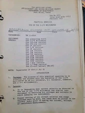 1953 Anti Aircraft Artillery School Manual Documents Vintage