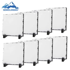 20pcs 7.87" x 7.87" SUBLIMATION Rock Slate Printable Photo Heat Press Gift