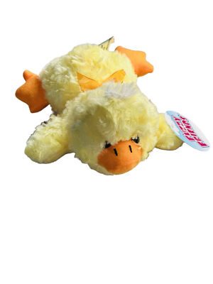 Fuzzy Friends Easter Duck 8'' Yellow Lying Plush Stuffed Soft Toy Seasonal