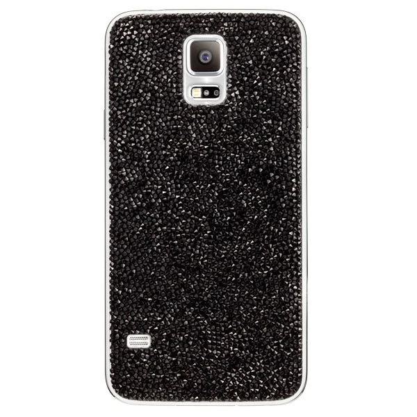 NEW Authentic SWAROVSKI for Samsung Galaxy S5 Crystal Battery Cover, Black Foto 3 de 4