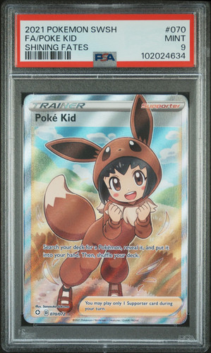 Poké Kid graded PSA 9 for sale on eBay
