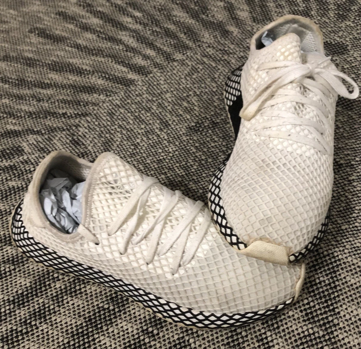 adidas gazelle silver green womens Adidas Womens Deerupt Runner White CQ2625  themefashion_8